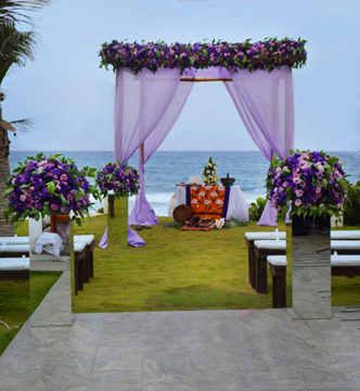 gazebo de boda en Cancún